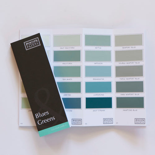 Colour Card: Greens & Blues