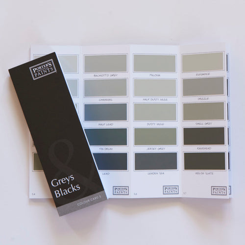 Colour Card: Greys & Blacks